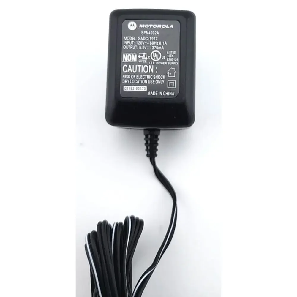 Genuine Motorola SPN4992A AC Class 2 Power Supply Wall Adapter 5.9V 350mA OEM